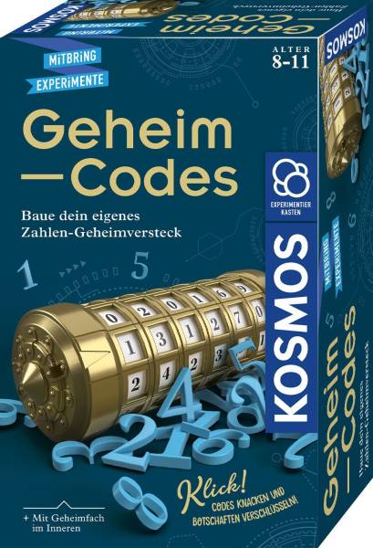KOSMOS Mitbringspiel Geheim-Codes 658076 Experiment