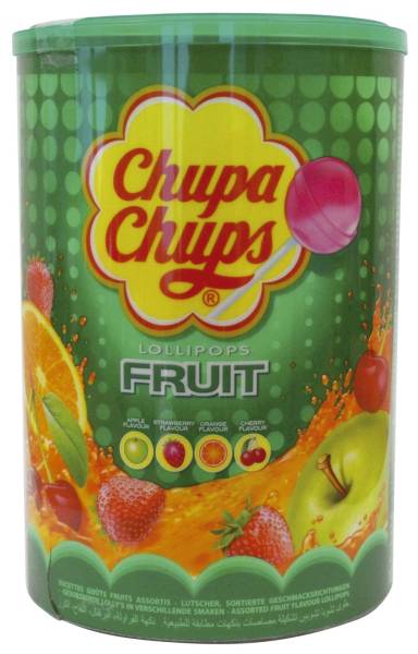 CHUPA CHUPS Chupa Chups Lutscher Fruit 100 Stück 596617008