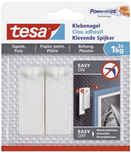 TESA Powerstrips 2ST weiß 77773-00000-00 max.1kg
