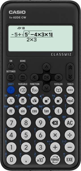 CASIO Schulrechner wissenschaftlich schwarz FX-82DECW
