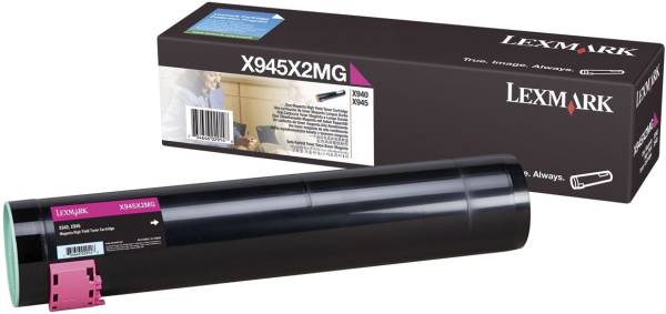 LEXMARK Lasertoner HY magenta X945X2MG
