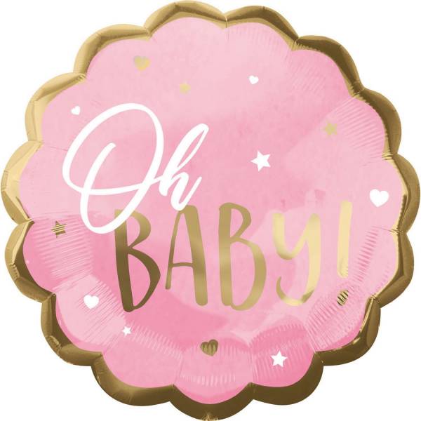 Folienballon Jumbo Baby Girl pink 972501 Oh Baby