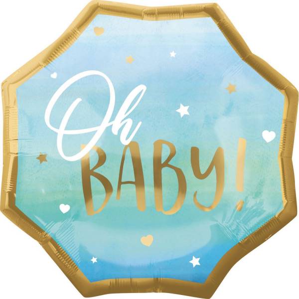 Folienballon SuperShapeXL Baby Boy blau 973101 Oh Baby