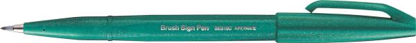 PENTEL Faserschreiber SignPen Brush türkis SES15C-D3X