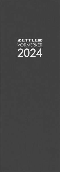 ZETTLER Pultkalender 10,5x29,5cm 2T 1S 660123/801-0021 anthrazit