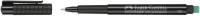 FABER CASTELL Overheadstift OHP-PLUS schwarz 151399 F Perma
