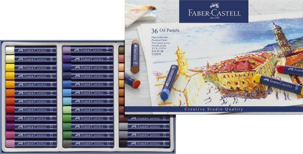FABER CASTELL Ölpastellkreide Goldfaber 36ST sort. 127036 Studio