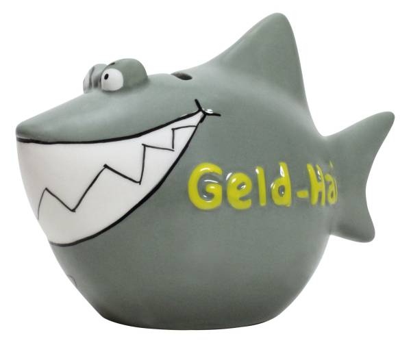 KCG Spardose Hai klein graugrün 101269/10027126 Geld-Hai
