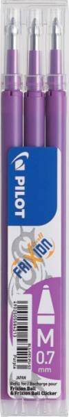 PILOT Tintenrollermine Frixion 0,4mm 3ST lila BLS-FR7-PU-S3 2261028F