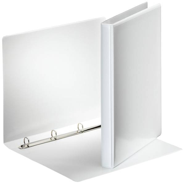 ESSELTE Ringbuch A4 4R 16mm weiß 49700 2 Taschen