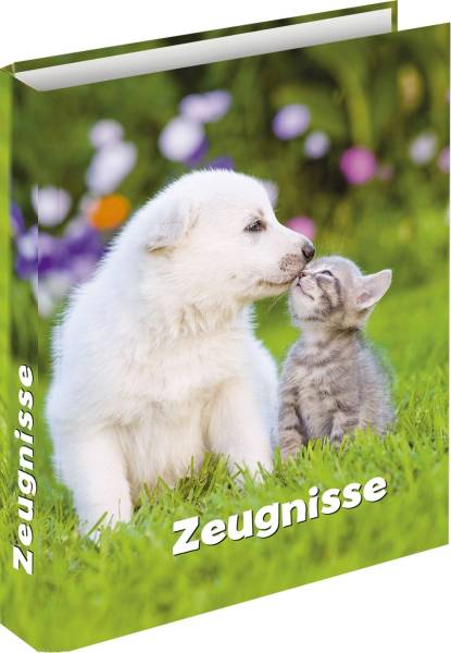 RNK Zeugnisringbuch A4 Hund&Katze 46755 4R/20mm