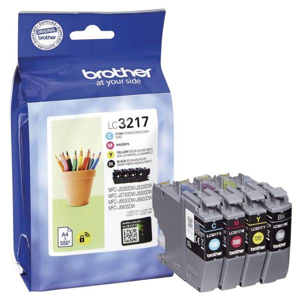 BROTHER Value Pack sw,c,m,y LC3217VALDR