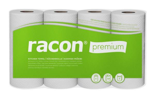 RACON Küchenrolle premium 2-lagig weiß 100602-02 100596 PG4Rollen