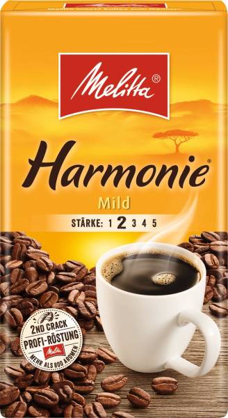 MELITTA Kaffee Harmonie 500g gemahlen 528889