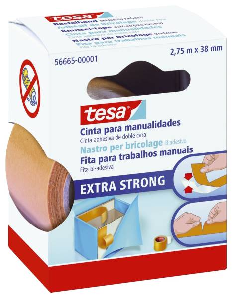 TESA Bastelband 38mmx2,75m doppels 56665-00001-01 o. A.