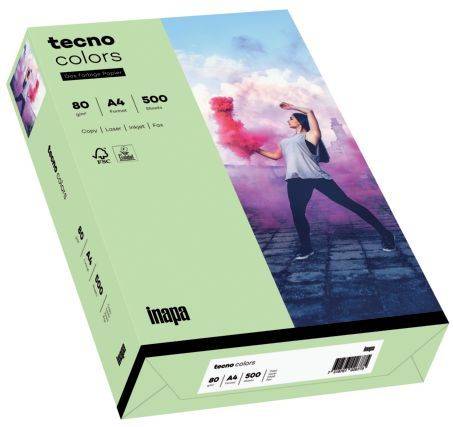 TECNO Kopierpapier Colors A4 80g 500BL m.grün 2100011410