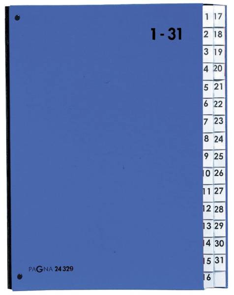 PAGNA Pultordner 1-31 blau 24329-02 Color 32 tlg.