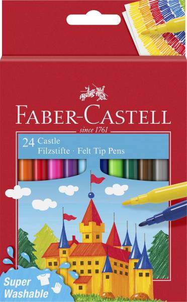 FABER CASTELL Faserschreiber 24ST Castle 554202