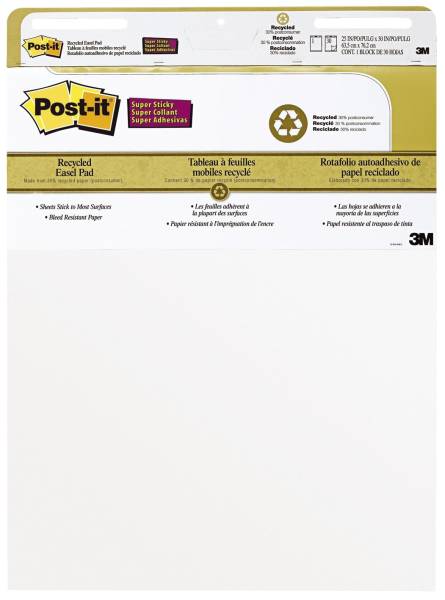 POST-IT Flipchartblock 63x77cm blanko MC559 selbstklebend