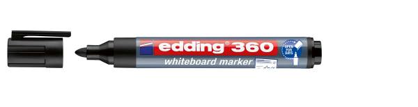 EDDING Boardmarker 1,5 - 3mm schwarz 4-360001 cap off