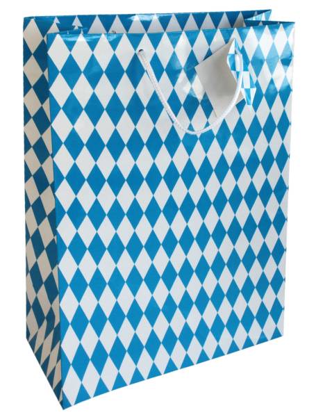 Geschenktragetasche Bayernraute blau/weiß 503-2600 33x25x11cm