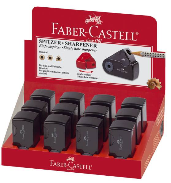 FABER CASTELL Dosenspitzer Sleeve Mini schwarz 182710