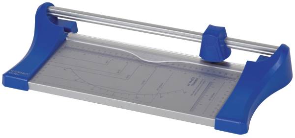 Q-CONNECT Rollen-Schneidemaschine grau/blau KF17011 für A4