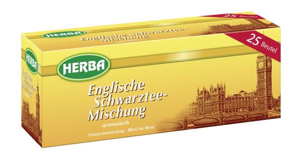 HERBA Engl. Schwarztee-Mischung 7675 25Btl. à 1,5g