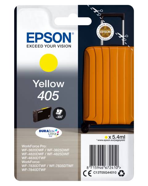 EPSON Inkjetpatrone Nr.405 yellow C13T05G44010