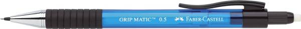 FABER CASTELL Feinminenstift Grip Matic 0,5mm blau 137551 transparent
