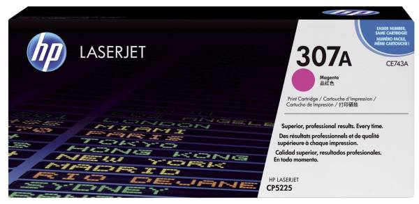 HP Lasertoner Nr. 307A magenta CE743A