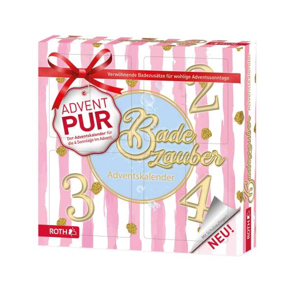 ROTH Adventskalender PUR Badezauber 80625 27x27x5cm