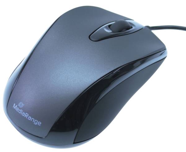 MEDIARANGE Maus optisch schwarz MROS201 OfficeHome