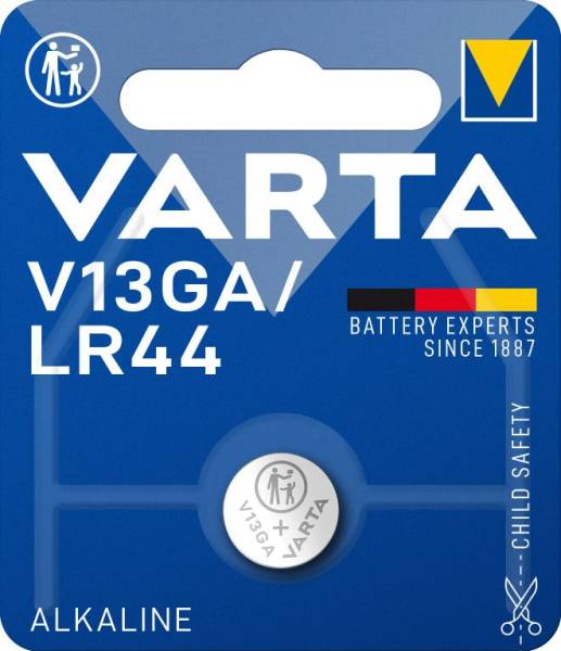 VARTA Batterie Knopf Alkaline 1,5V 04276101401 V13ga 1Stück