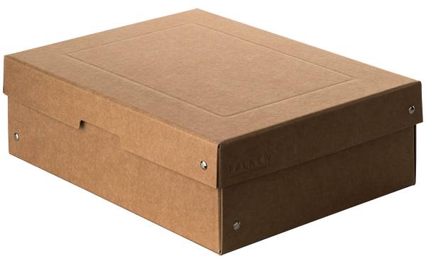 FALKEN Aufbewahrungsbox A4/100mm natron-braun 22001800 PURE Black Box