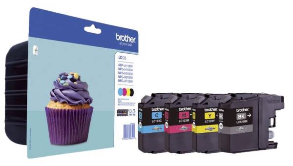 BROTHER Value Pack sw,c,m,y LC123VALBP