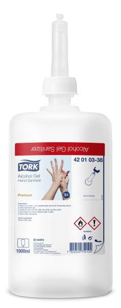 TORK Flüssigseife Desinfektionsgel 1 Liter 420103 System S1