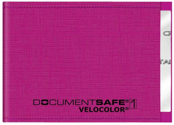 VELOCOLOR Kreditkartenetui Documentsafe pink 3271 371 PP 90x63mm