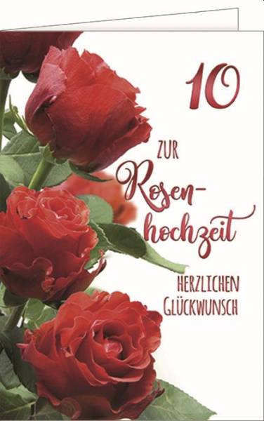 Rosenhochzeitskarte 3-1313 Bild