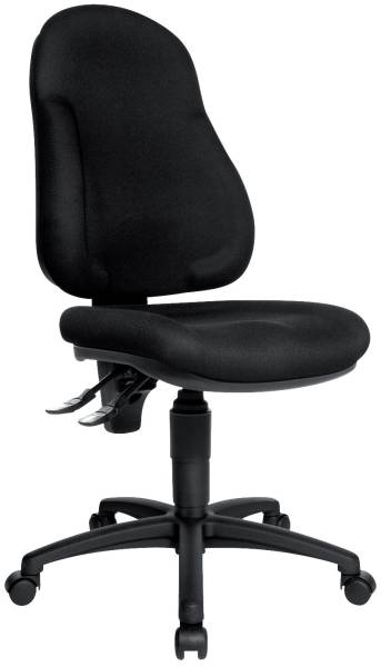 TOPSTAR Drehstuhl Wellpoint 10 schwarz o. AL 8050BC0H weiche Rollen