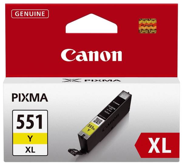 CANON Inkjetpatrone CLI-551Y XL yellow 6446B001