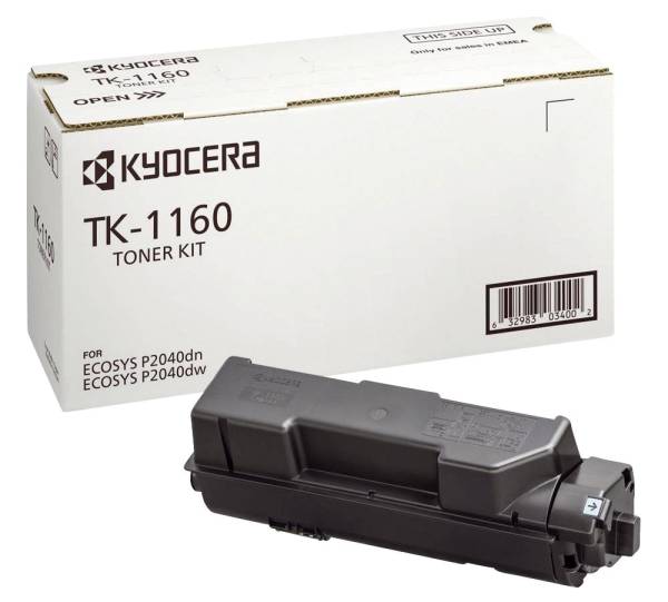 KYOCERA-MITA Lasertoner TK-1160 schwarz TK1160