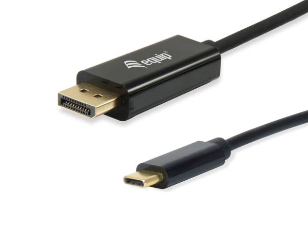 EQUIP USB Type C to DisPlayPort Male Adapter 133467 Cable 1.8m
