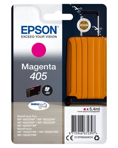 EPSON Inkjetpatrone Nr.405 magenta C13T05G34010