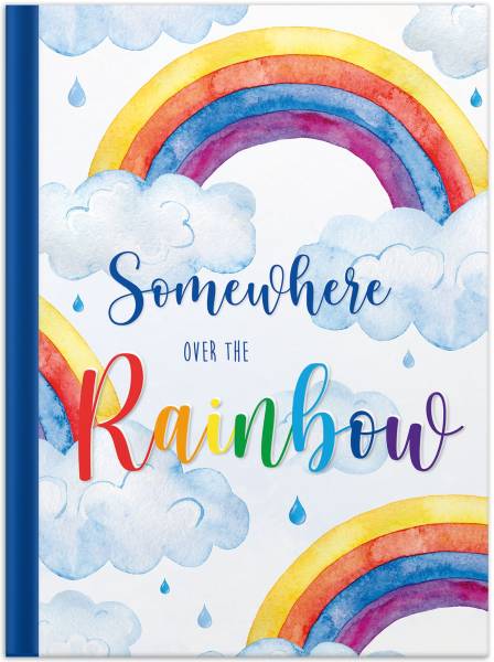 RNK Notizbuch A4 96BL Over the Rainbow 46807 blanko