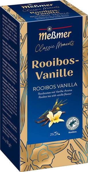 MESSMER Tee 25 Beutel Rooibos-Vanille 4061524