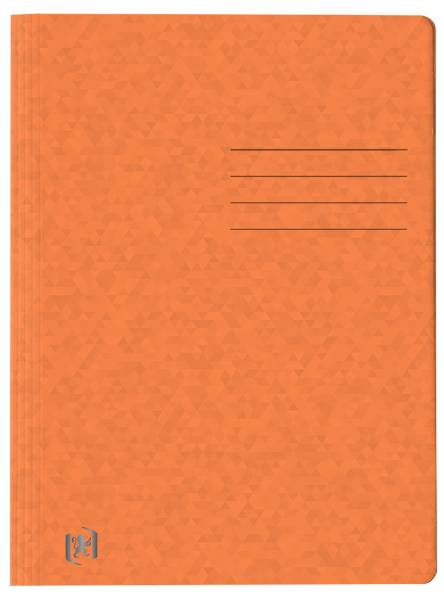 OXFORD Schnellhefter A4 Karton orange 400116210 Top File+