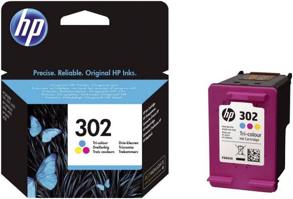 HP Inkjetpatrone Nr. 302 3-farbig F6U65AE