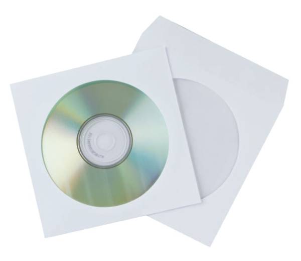 Q-CONNECT CD Hüllen Papier 50ST KF02206