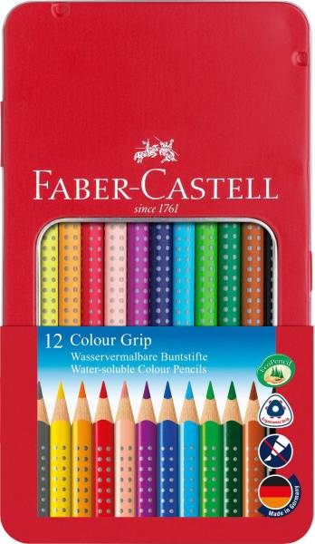 FABER CASTELL Farbstiftetui Grip 2001 12ST 112413